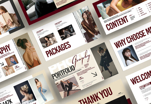 Photography Portfolio Presentation Template