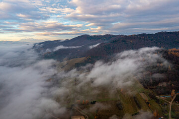 Małopolska, jesień , Góry Leluchowskie, Karpaty © Maciej G. Szling