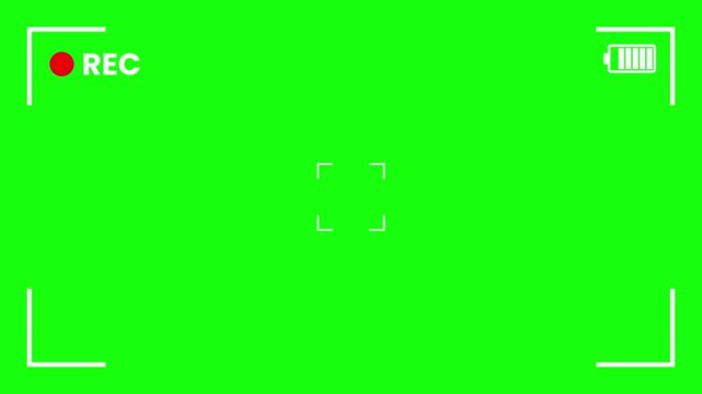 Greenscreen camera footage screen video animation
