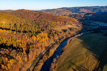 Małopolska, jesień , Góry Leluchowskie, Karpaty © Maciej G. Szling