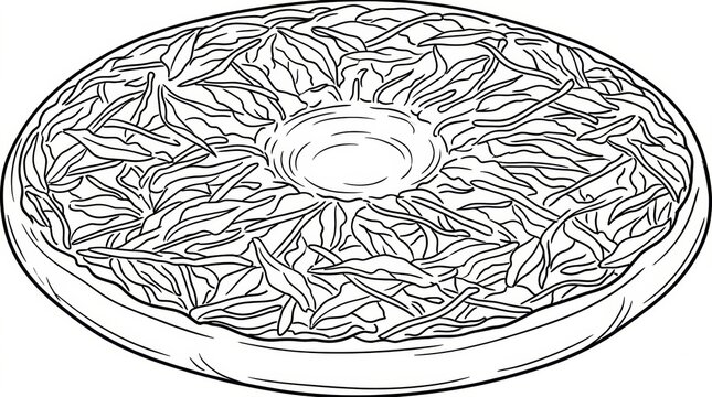 An illustration shows a pu erh tea cake with a focus on the leaves and texture. It highlights the brewing methods used for this tea.