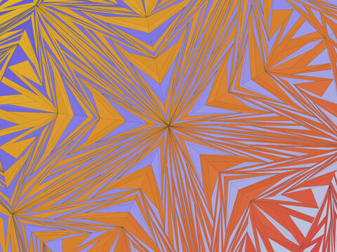 Penrose Tiling Aperiodic Pattern Abstract Vector Background