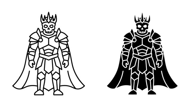 Skeleton King Armor and Cape Icon