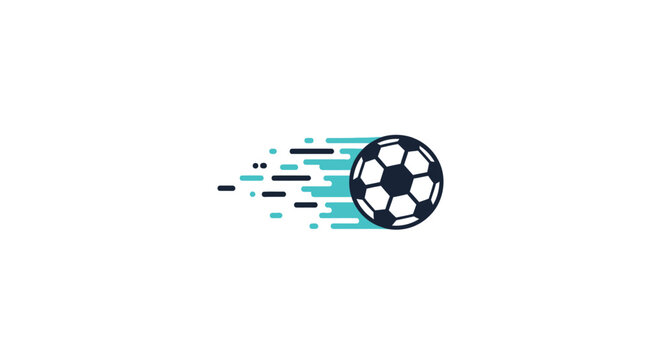 a black and blue icon of a wheel with motion lines.