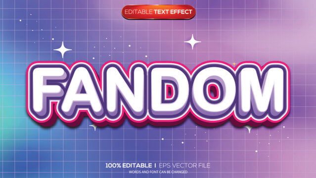 K-pop themed 3D text effect