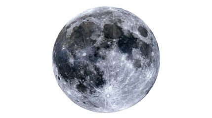 Full moon with visible craters and maria © Pablo