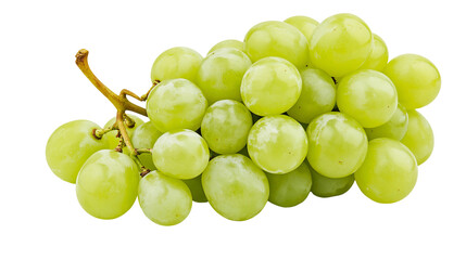 Bunch of ripe green grapes on a stem © Pablo