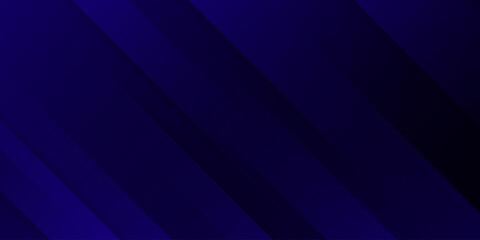 Obraz premium Modern abstract dark blue background featuring elegant diagonal overlapping geometric shapes and sleek professional layers