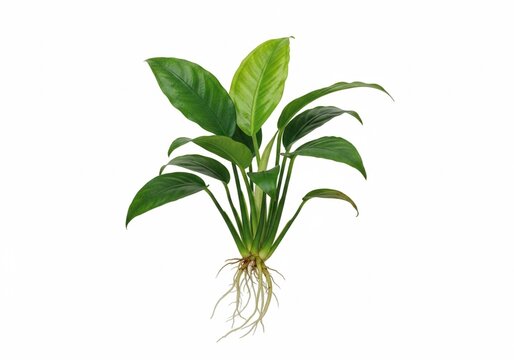 Anubias nana, green plant