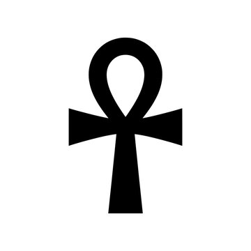 Ankh icon representing life, immortality, and spiritual wisdom in ancient Egyptian culture.