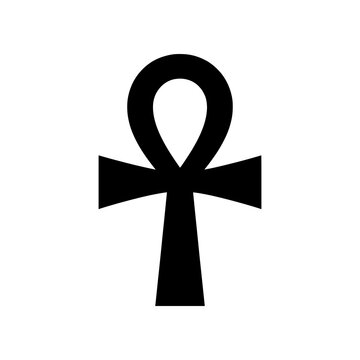 Ankh icon representing life, immortality, and spiritual wisdom in ancient Egyptian culture.