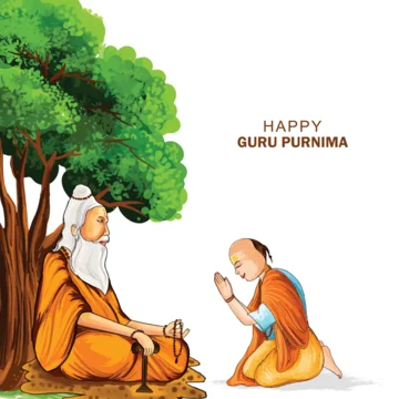 Happy guru purnima indian festival celebration card background