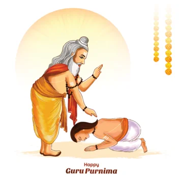 Beautiful happy guru purnima indian traditional festival background