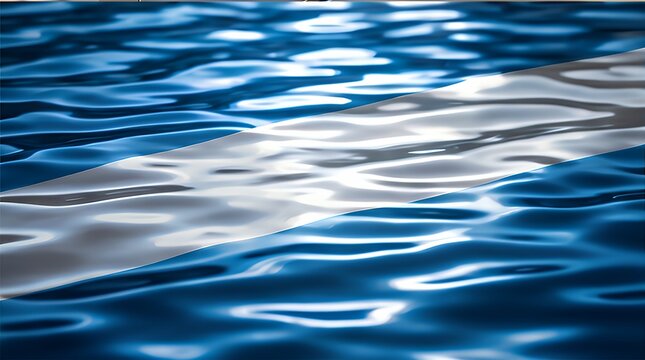 Azure Ripple Symphony: Liquid Light Waves in Deep Blue