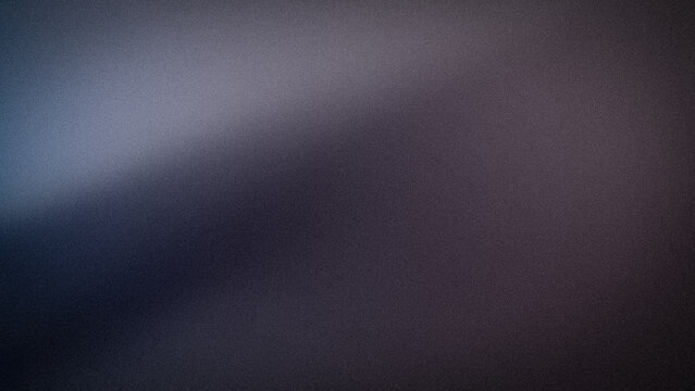 Abstract grainy blue gray and dark purple background with blurre