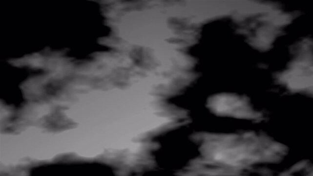 Abstract dark smoke clouds motion background with soft flowing shapes.