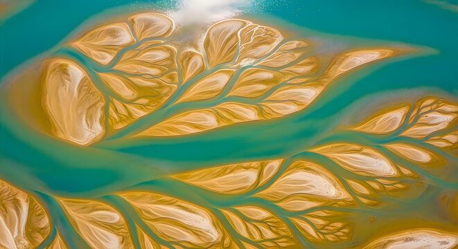 Detailed 3d terrain map with green and brown color gradient