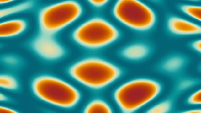 Heatmap pattern with vibrant colors.