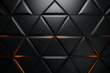 Fototapeta premium Awesome black and gold wall with a diamond shaped design