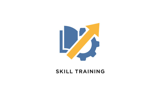 A graphic icon representing professional development and technical skill training