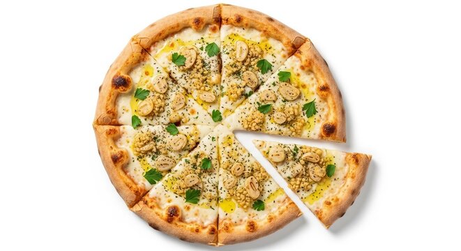Delicious Pizza with Unique Toppings - A Culinary Delight.