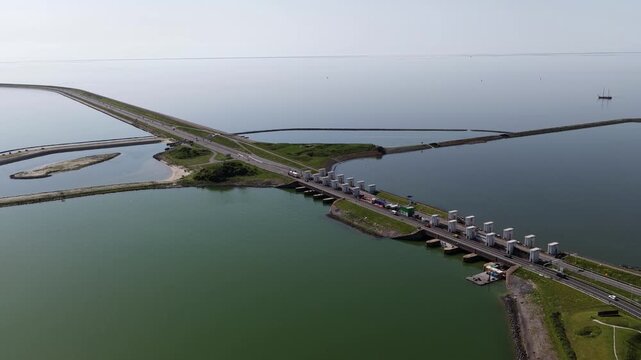 Fish Migration River Construction at Afsluitdijk