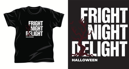 Fototapeta premium Halloween graphic vector t shirt design print