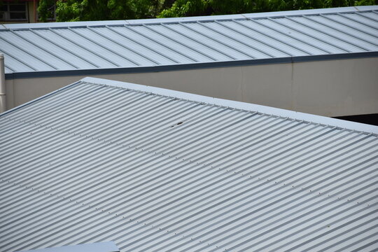 Strong galvanized roofing on some buildings in Trinidad, West Indies.