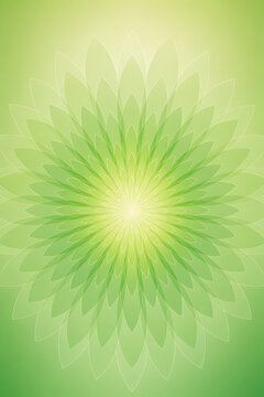 Vibrant green flower design wallpaper with technology-inspired graphic hp resources