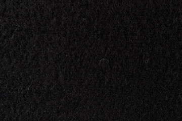 Black Felt Fabric Texture Background Close-Up Wool Textile Surface With Soft Fibers © Richard
