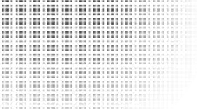 Gray and white halftone pattern texture background with small dots  seamless design element