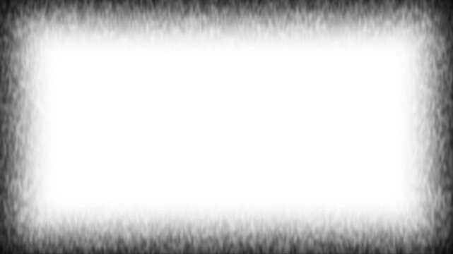 Animated rough static noise border overlay, ideal for vintage film effect