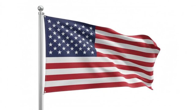 Usa football team american flag video