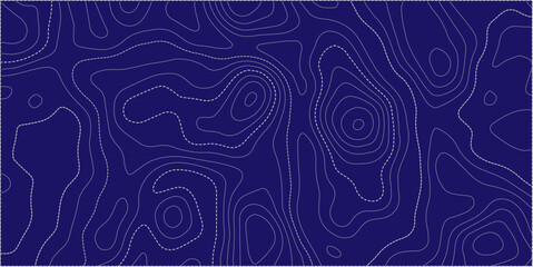 Dark blue topographic map contour lines abstract background pattern with topographic abstract background elevation cartography geography visualization © MIm