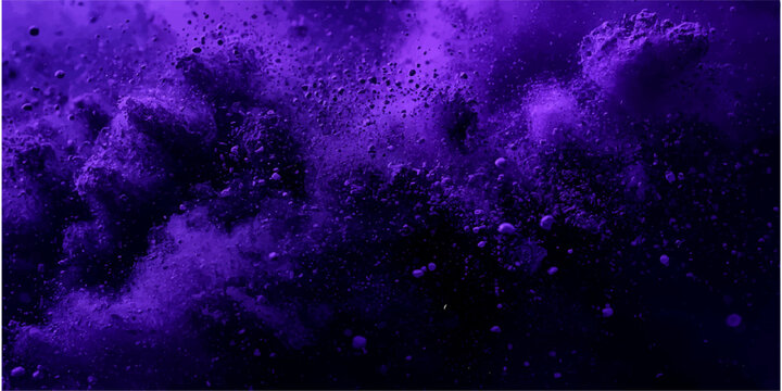 Abstract Blue Grunge Galaxy Background with Glowing Nebula Stars Cosmic Sky Texture Dark Space Dust and Copy Space for Fantasy Science Design Illustration
