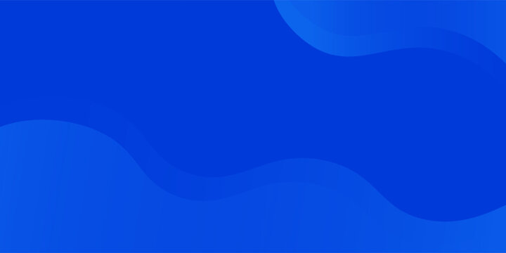 Abstract blue wave background with soft gradient curves. Modern corporate liquid fluid shapes template for business presentation, website header, dynamic tech banner, and digital wallpaper.