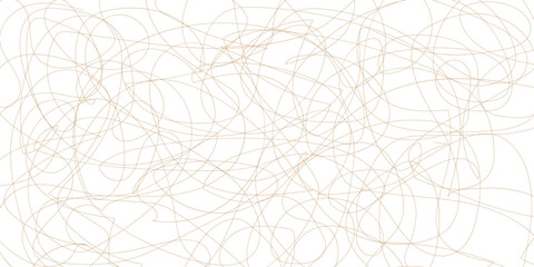 Fototapeta premium Seamless Pattern with Beige Graphite Pencil Scribbles. Hand Drawn Tangled Line Texture. Horizontal Background with Loose Chaotic Pencil Strokes for Textile, Fabric and Wallpaper Design.