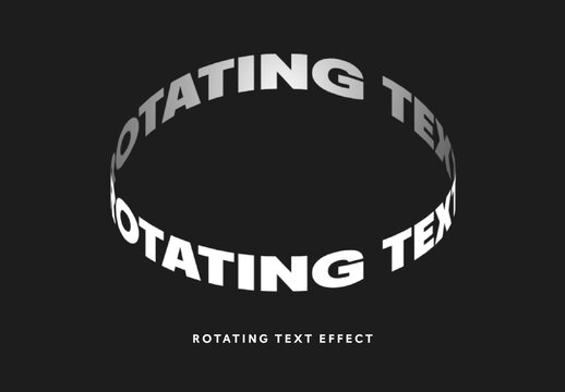 Rotating Text Effect