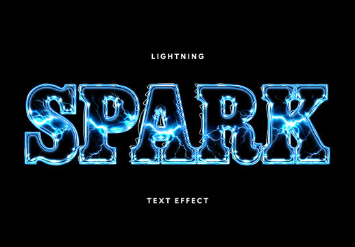 Lightning Text Effect