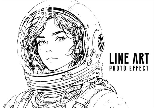 Line Art Photo Effect