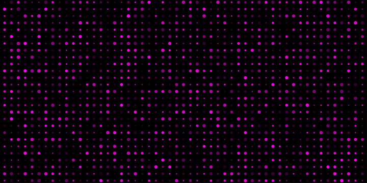 Digital Matrix Abstract A dark, abstract background composed of countless tiny, glowing pink squares forming a subtle grid pattern, suggesting digital data or a futuristic interface.