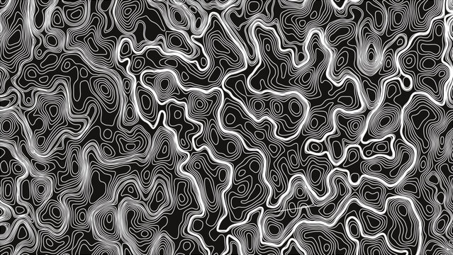 Topographic map pattern background vector. 
