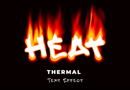 Thermal Text Effect