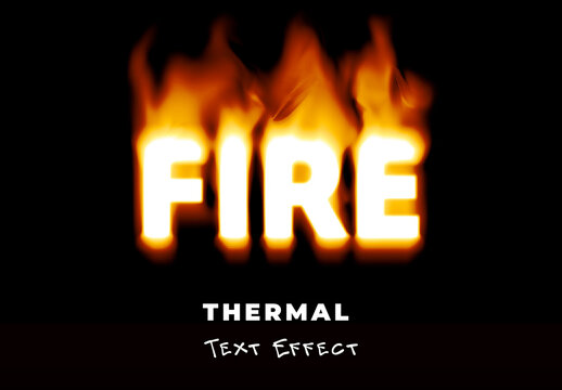 Thermal Text Effect