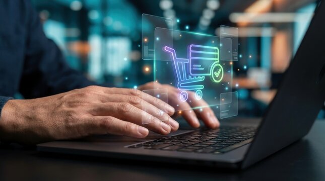 Secure digital e-commerce platform automating online payment processing, seamless checkout workflows, and encrypted customer transaction management.