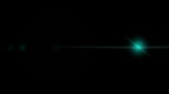 aqua green optical lens flares light moving from left to right. Light Leak,flash lights. Cinematic Explosion flash lights effect optical lens flar transition. Beautiful abstract warm natural lightning
