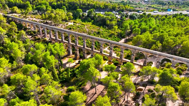 The Ferreres Aqueduct, also known as the Pont del Diable, is an ancient Roman bridge in Tarragona in Catalonia, Spain