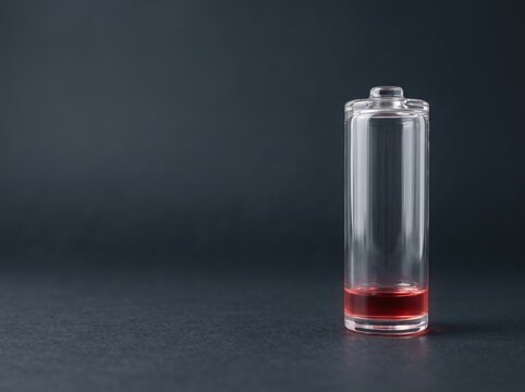 glass battery empty power charge 005
