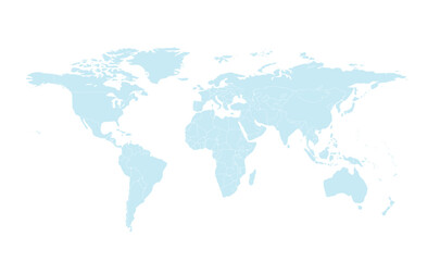 Fototapeta premium Modern worldmap for horizontal 03 illustration image graphic for design projects presentations digital media marketing visuals professional commercial