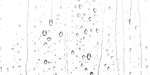 Rain drops running down on a clear glass window pane ©  creative  marlia